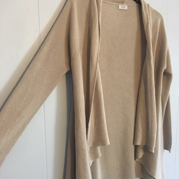 Neutral colored TOBI cardigan - Picture 3 of 8